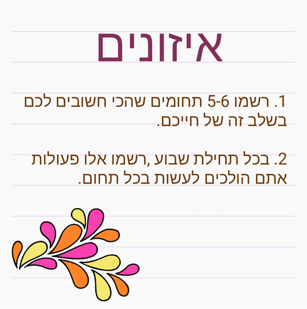 יום 10: איזונים